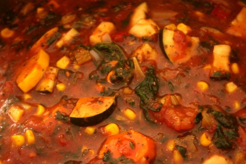 homemade vegetable soup