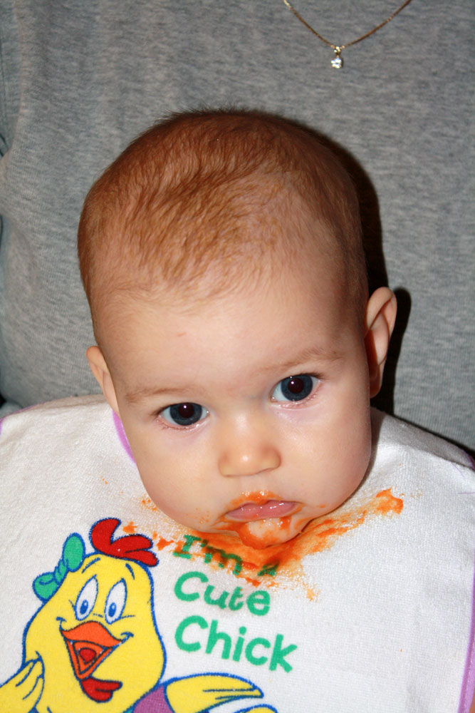 Mackenzie's first meal 01