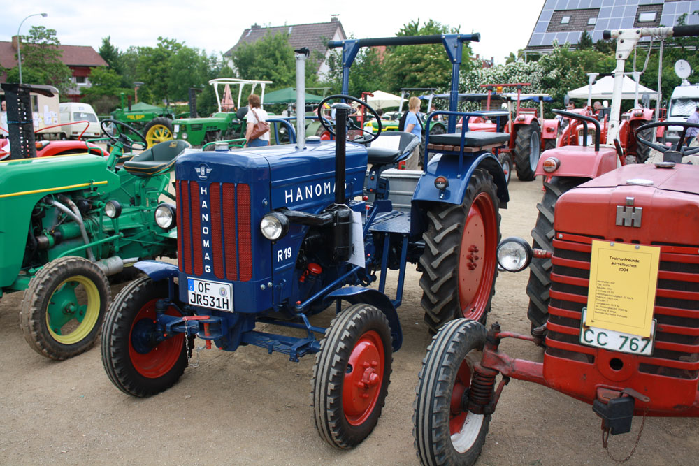 Buedesheim tractor fest 2009 blue hanomag