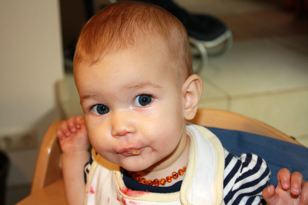 Mackenzie 7 months old high chair 02
