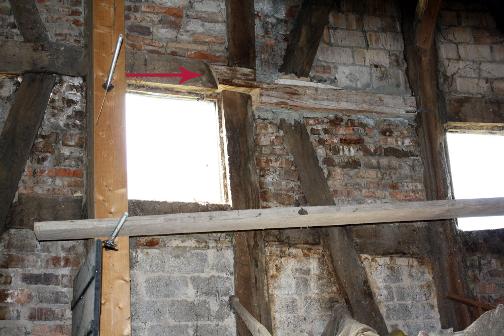 barn wall repair after