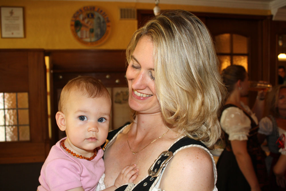 Steffen & Steffi wedding day 1 --mommy with tired mackenzie