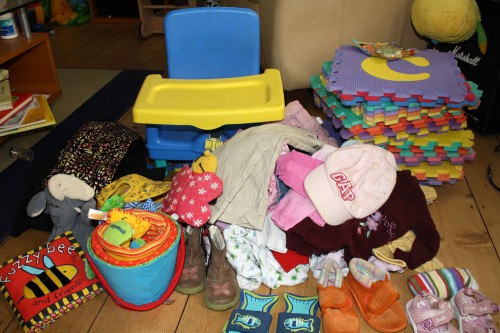 Stuff for Mackenzie in Michelle's box