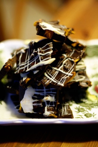 Chocolate Mango Bark