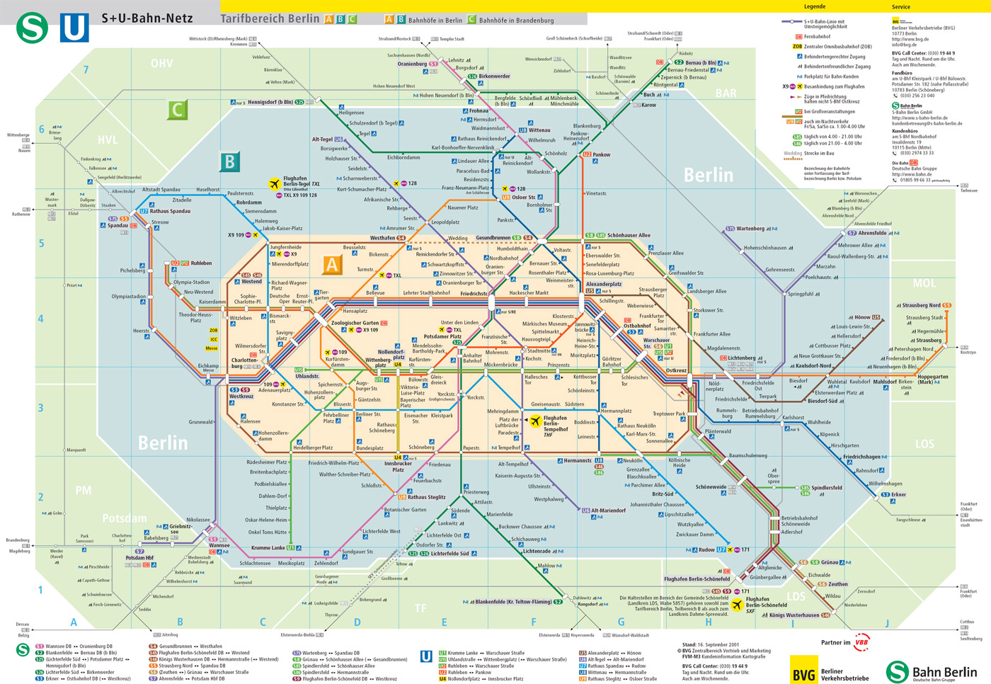 Berlin Train Map