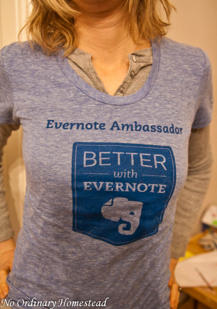 Evernote Clothing Swag {WWIW}