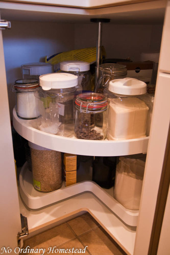 pantry ideas lazy susan corner