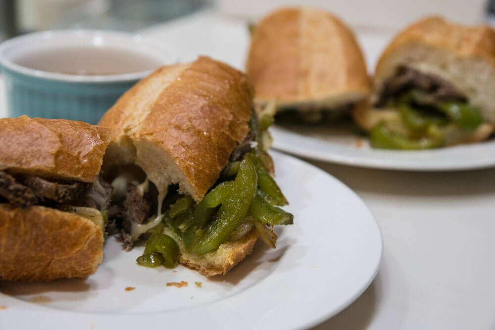Steak Sandwiches with Homemade Au Jus No Ordinary Homestead