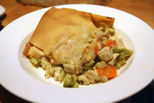 Broccoli & Carrots Chicken Pot Pie