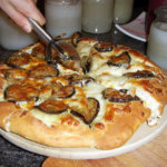 Rosemary Zucchini Pizza