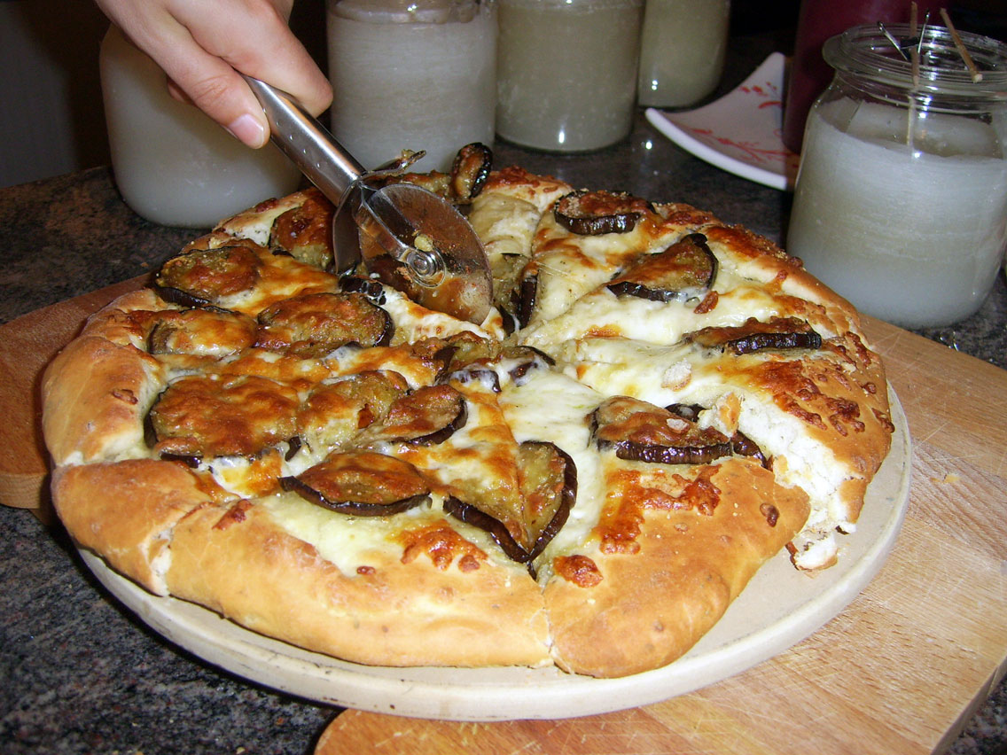 Rosemary Zucchini Pizza