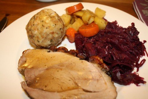 Bavarian Schweinebraten pork roast