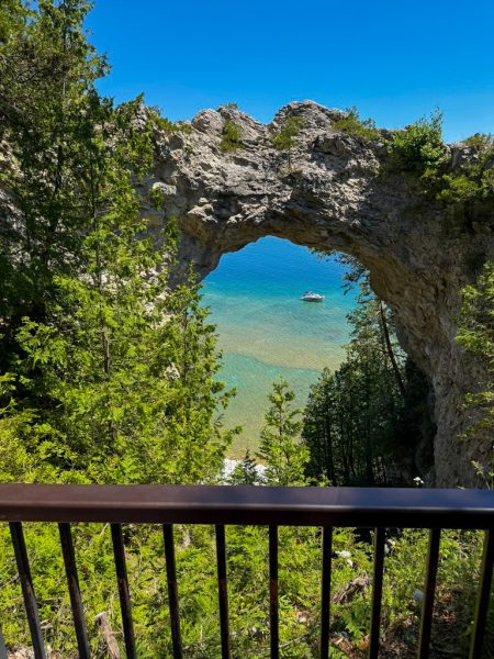 Arch Rock on Mackinac Island, Michigan
