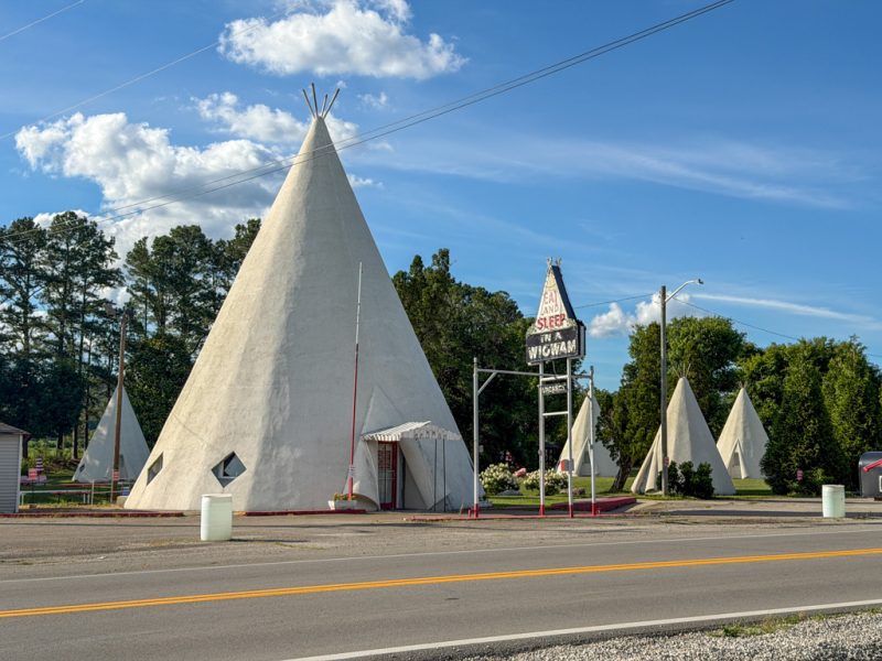 Wigwam Village in Cave City, Kentucky