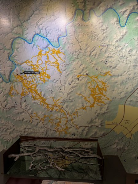 Map of the Mammoth Cave system