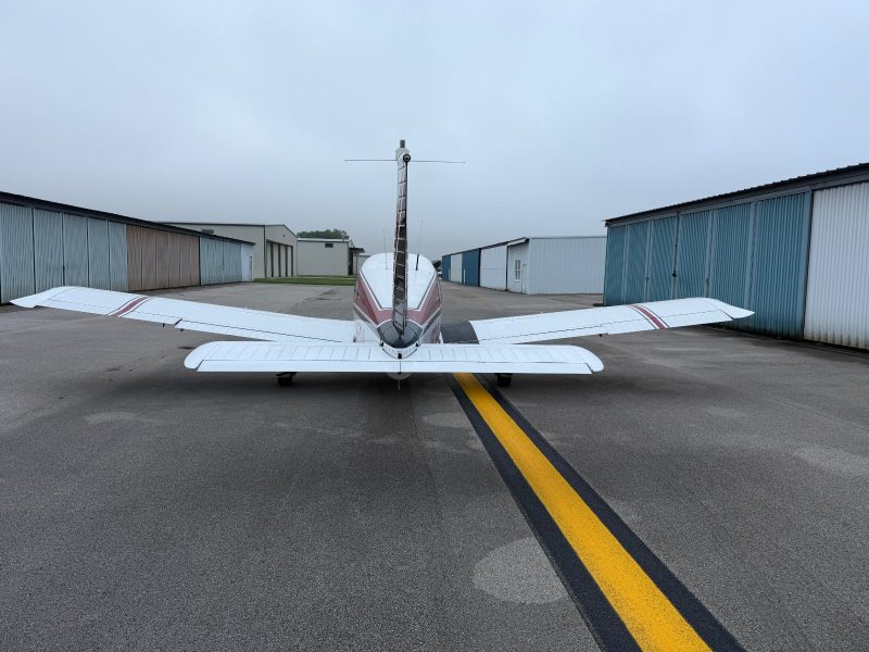 Our 1968 Piper Cherokee on the ramp in Kentucky